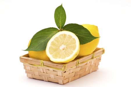 fresh lemonsの写真素材
