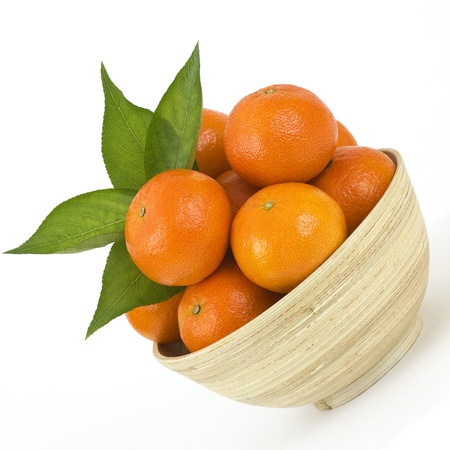fresh tangerinesの写真素材