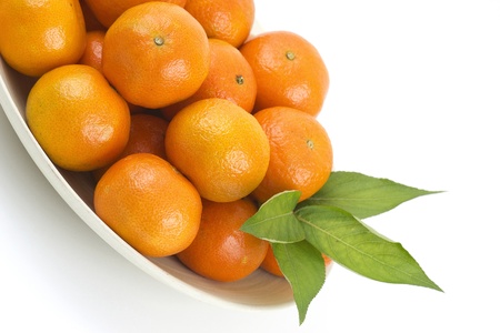 fresh tangerinesの写真素材