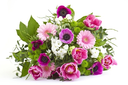 a bouquet of colorful flowersの写真素材