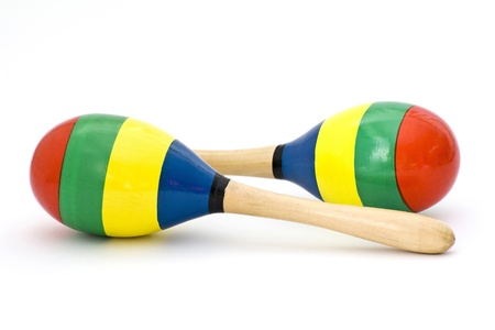 Maracas isolatedの写真素材