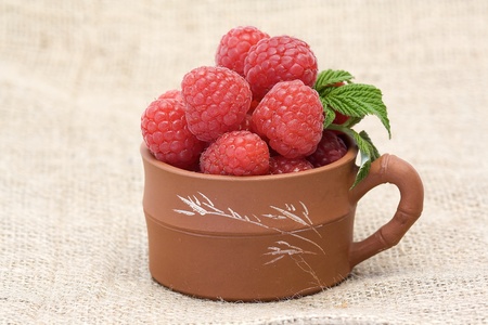 fresh raspberries