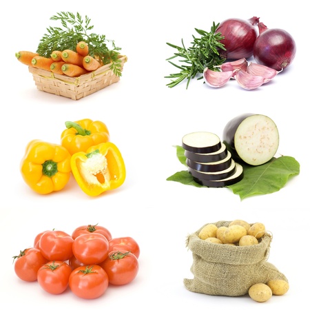 collection of fresh vegetablesの写真素材