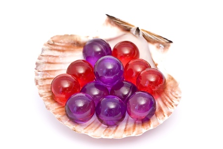 oil bath pearlsの写真素材