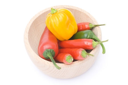 chili peppers mixの写真素材