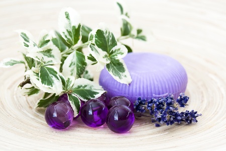 lavender spaの写真素材