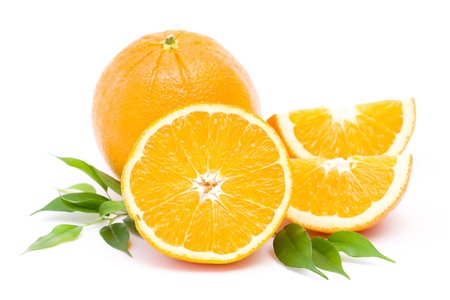 fresh orangesの写真素材