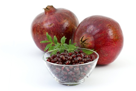 fresh pomegranateの写真素材