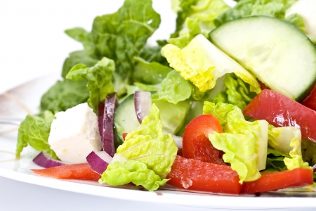 close up of saladの写真素材