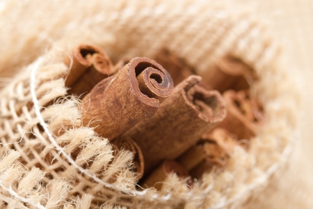 cinnamon sticksの写真素材