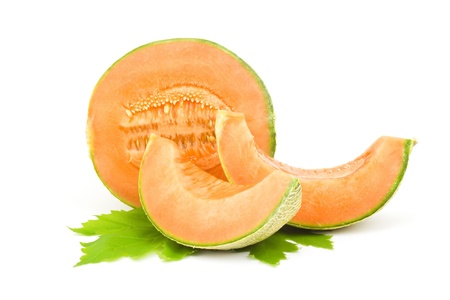 cantaloupe melonの写真素材