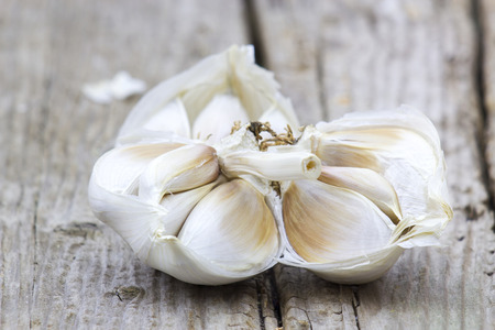 fresh garlicの写真素材