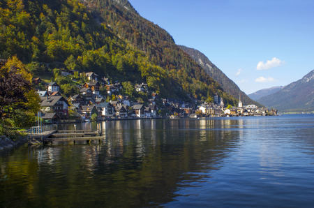 Hallstatt. Austriaの写真素材