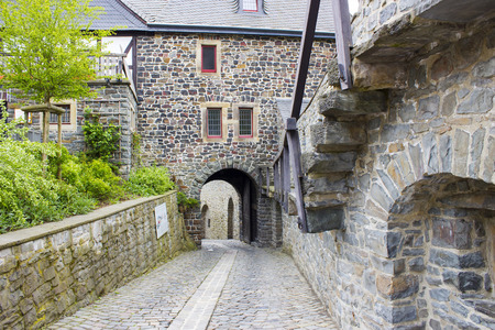 Castle Altena in Sauerland, North Rhine-Westphalia, Germanyの写真素材