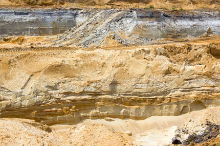 clay mining in Brueggen in Germany, North Rhine Westphalia, Germany