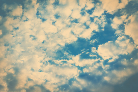 Cloudy sky with color filters, perfect backgroundの写真素材