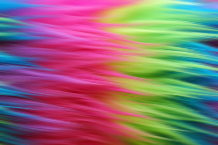 Directional blur effect colorful nylon fiber or faux fur background            の写真素材