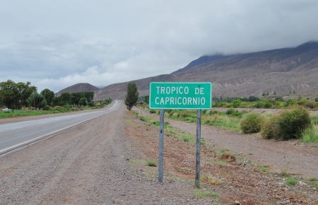 Tropic of Capricorn  Humahuaca in Jujuy Province  Argentinaの写真素材