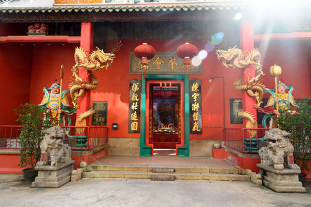 Guan Di Temple, also known as Kuan Ti Temple in Chinatown. Kuala Lumpur. Malaysiaのeditorial素材