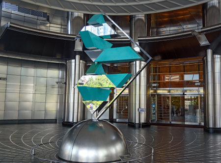 Kuala Lumpur, Malaysia -January 7, 2016: Petronas Twin Towers Petronas Tower entrance. The...