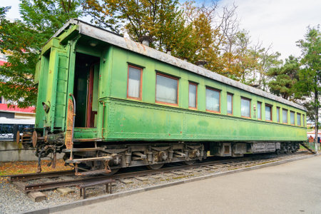 Gori, Georgia - September 28, 2016: Museum of Joseph Stalin in Gori. In the town where Stalin was born. Armored private railway car of Joseph Stalinのeditorial素材