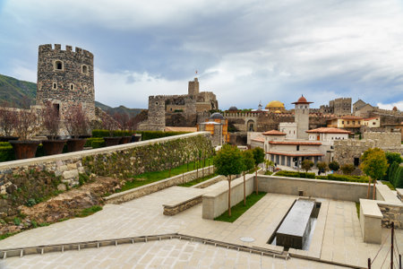 Rabati Castle complex in Akhaltsikhe, Georgiaのeditorial素材