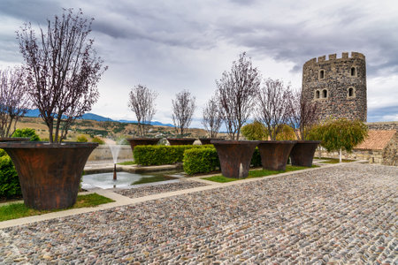 Rabati Castle complex in Akhaltsikhe, Georgiaのeditorial素材