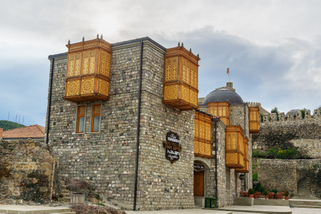 Akhaltsikhe, Georgia - September 29, 2016: Hotel Rabath in Rabati Castle complexのeditorial素材