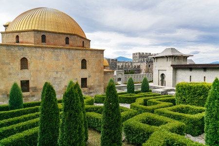 Mosque in Rabati Castle complex in Akhaltsikhe, Georgiaの写真素材