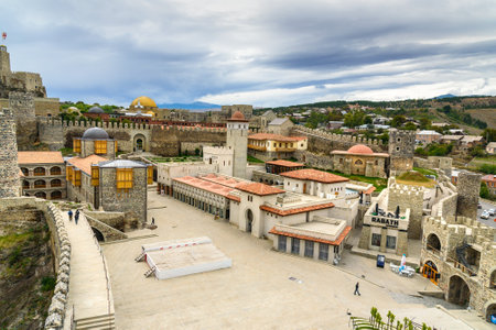 Akhaltsikhe, Georgia - September 29, 2016: View of Rabati Castle complex. Built in the 9th century