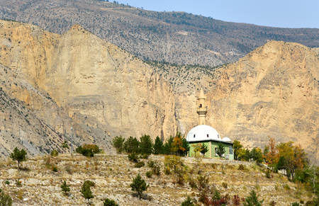 Small mosque in mountains. Ulubag village. Turkeyの写真素材