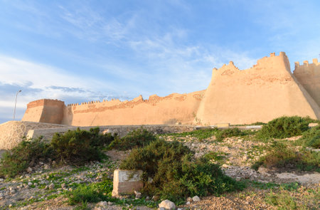 Agadir Fortress, Kasbah or Agadir Oufella. Moroccoのeditorial素材