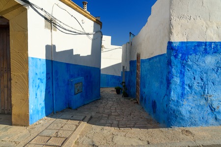 On the street in Kasbah of the Udayas. Rabat. Moroccoの写真素材