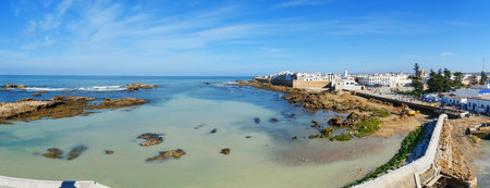 Panorama view of Essaouira old city. Moroccoのeditorial素材