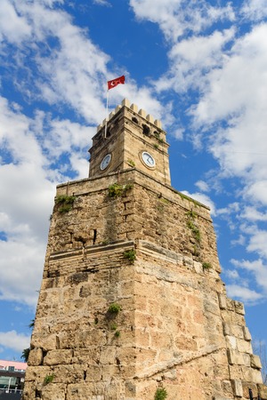 Old Clock Tower in Antalya. Turkeyの写真素材