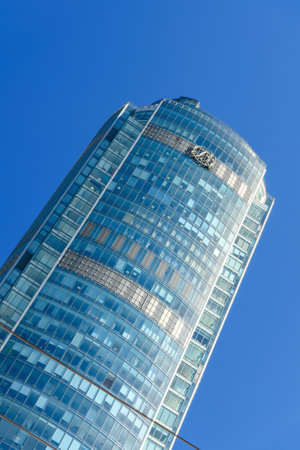 Yekaterinburg, Russia - May 23, 2018: Vysotsky skyscraper in Yekaterinburg. It is business center...