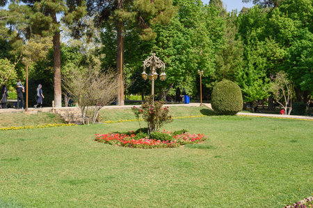 Shiraz, Iran - March 25, 2018: Eram Garden is historic Persian gardenのeditorial素材
