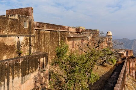Jaigarh Fort in Amer. Jaipur Rajasthan. Indiaの写真素材