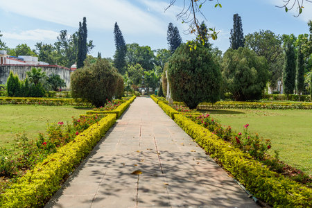 Saheliyon ki Bari gardens or Courtyard of the Maidens in Udaipur. Rajasthan. Indiaのeditorial素材