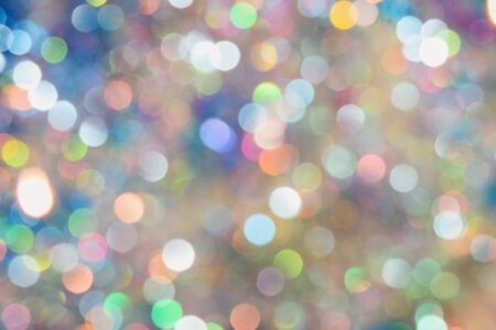 Abstract different colors bokeh. Christmas background texture