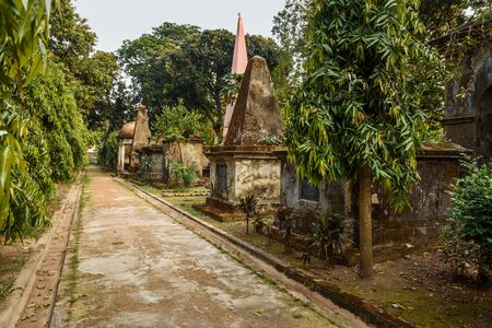 Kolkata, India - March 13, 2019: South Park Street Cemetery is Christian cemetery. It was opened in 1767のeditorial素材