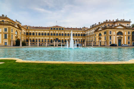 Royal Villa is palace in Monza. Italyのeditorial素材