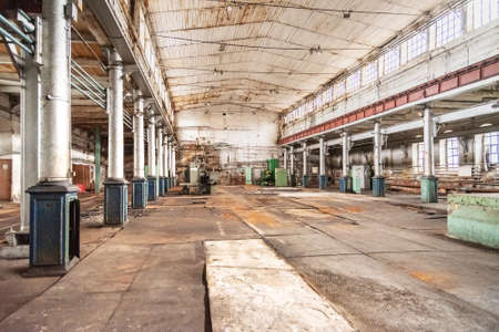 Nizhny Tagil, Russia - August 20, 2019: Mechanical workshop of Old Mining and metallurgical plantのeditorial素材