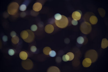 Abstract bokeh background with lightsの写真素材