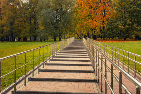 Kolomenskoye park on autumn day in Moscow. Russiaの写真素材