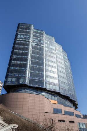 Building of Business center Five seas in Rostov-on-Don. Russiaの写真素材