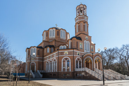 Greek Orthodox Church of the Blessing of Our Lady in Rostov-on-Don, Russiaの写真素材