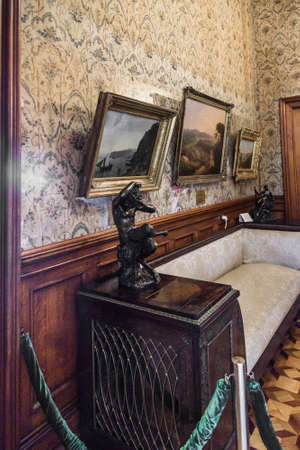 Alupka, Crimea - March 19, 2021: Chintz room in Vorontsov Palaceのeditorial素材