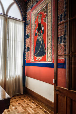 Alupka, Crimea - March 19, 2021: Grand vestibule in Vorontsov Palaceのeditorial素材