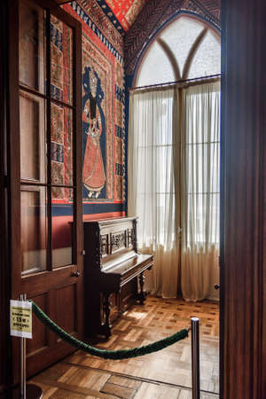 Alupka, Crimea - March 19, 2021: Grand vestibule in Vorontsov Palaceのeditorial素材